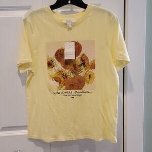 Forever 21 with PURPOSE yellow medium top NWT